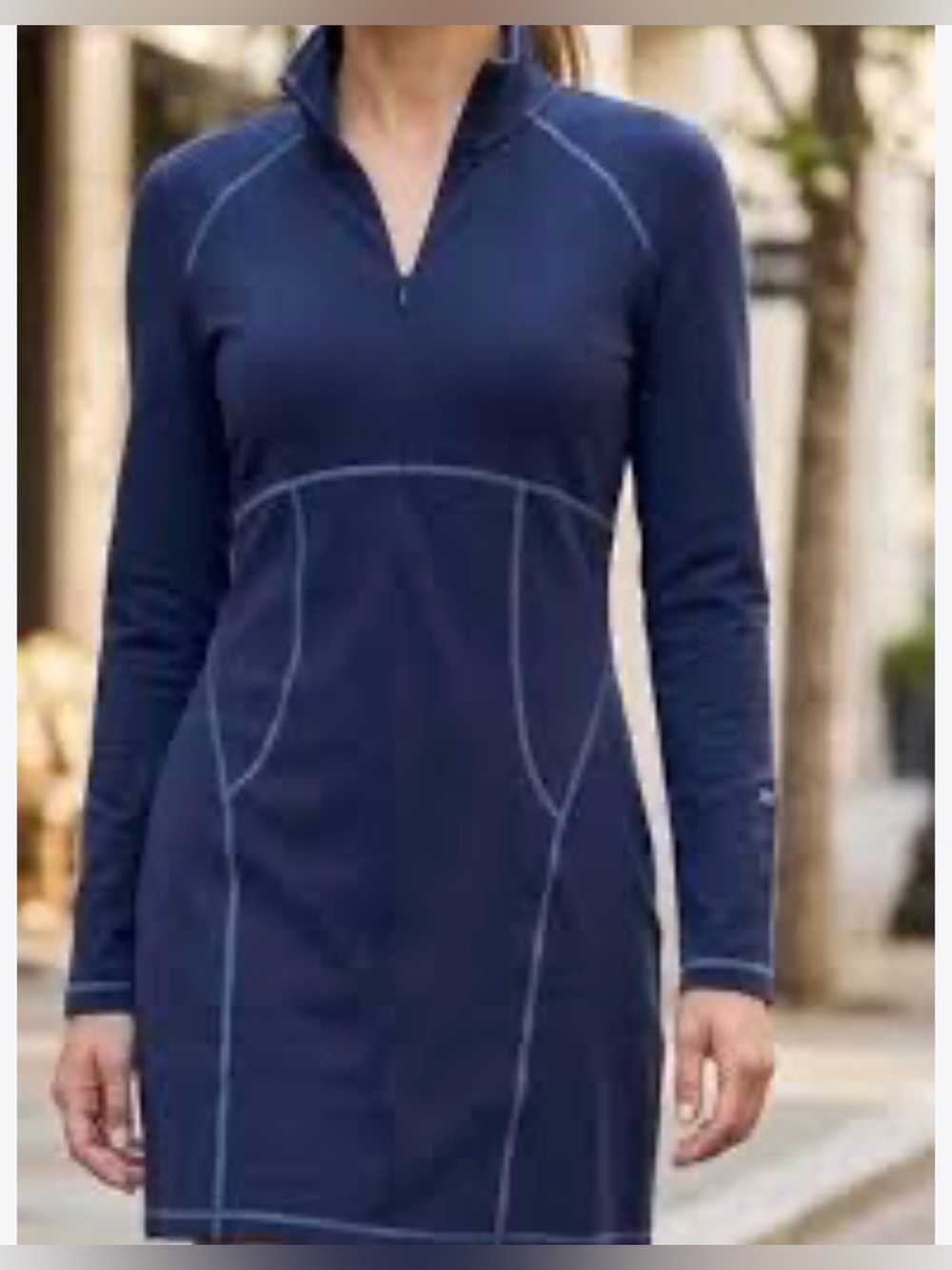 Athleta womens Cassidy ponte dress size MT